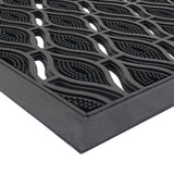 JVL rubber door mat 40x70 cm 2-pack - British product