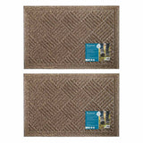 JVL door mat 2-pack 40x60 cm, UK version