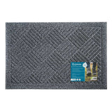 JVL door mat grey 40x60 cm 2-pack, imported from the UK