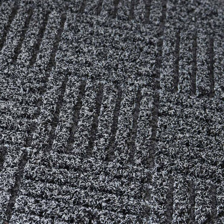 JVL door mat grey 40x60 cm 2-pack, imported from the UK