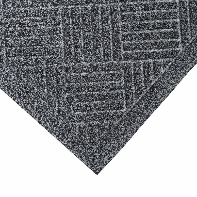 JVL door mat grey 40x60 cm 2-pack, imported from the UK