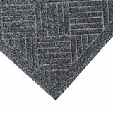 JVL door mat grey 40x60 cm 2-pack, imported from the UK