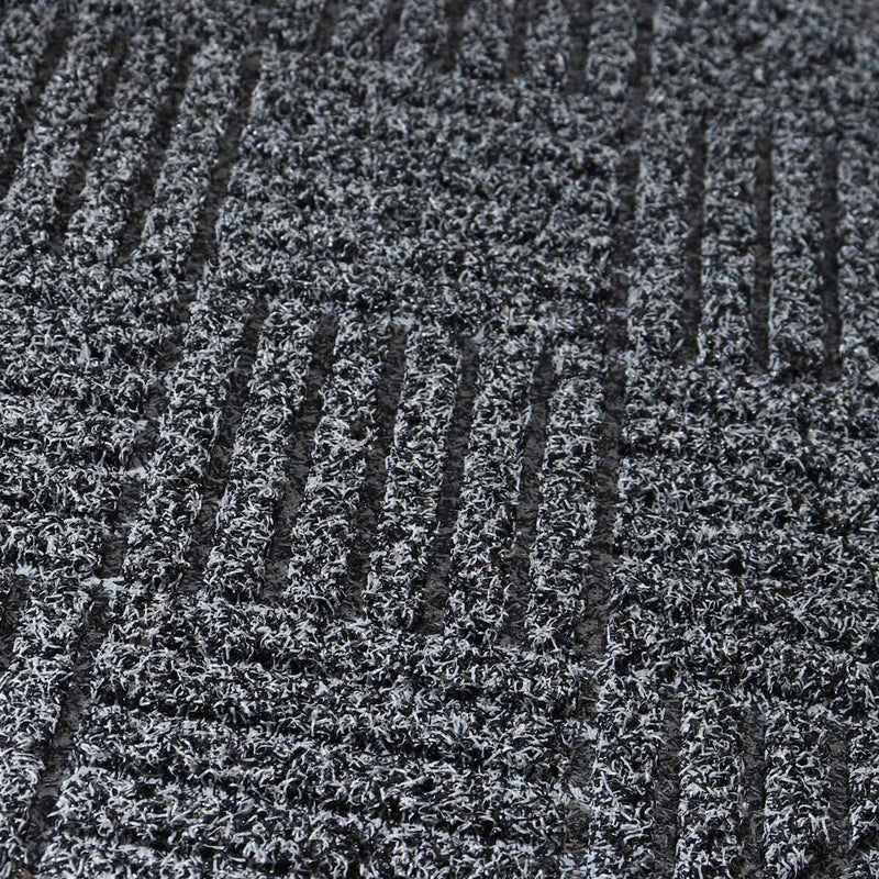 JVL door mat grey 40x60 cm 2-pack, imported from the UK