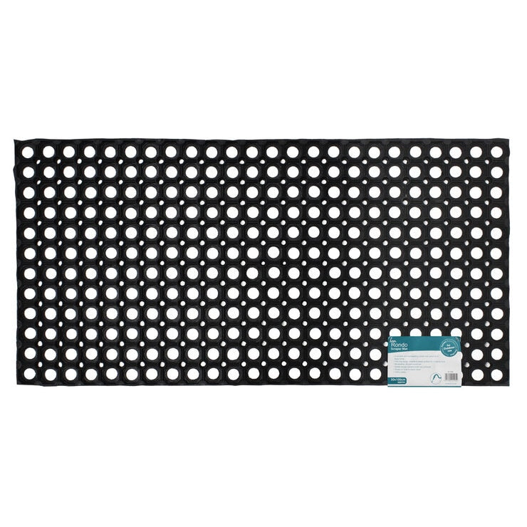 JVL rubber floor mat 100x50cm 5 pack, UK version