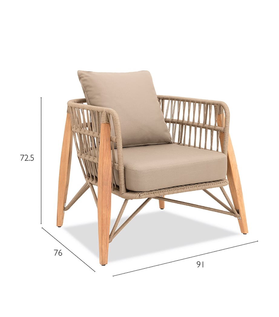 Indian Ocean Pimlico Club outdoor armchair, UK version