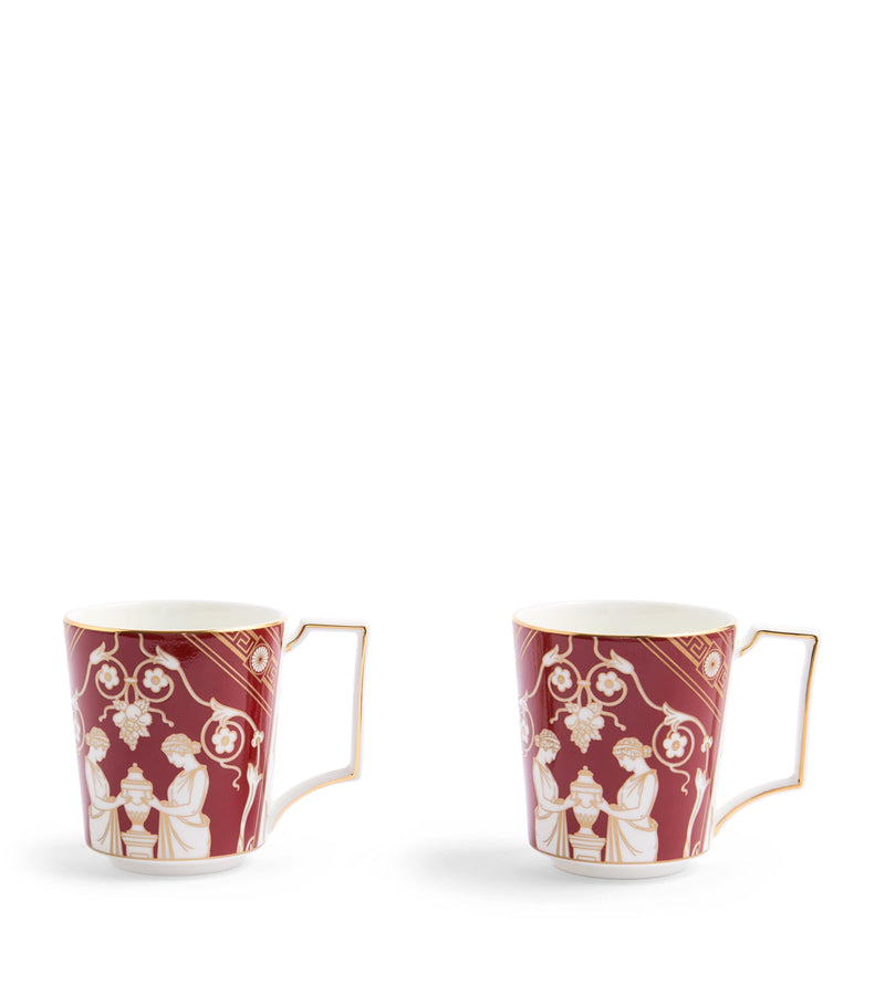 Wedgwood Renaissance set of 2 ceramic mugs 300ml (British brand)