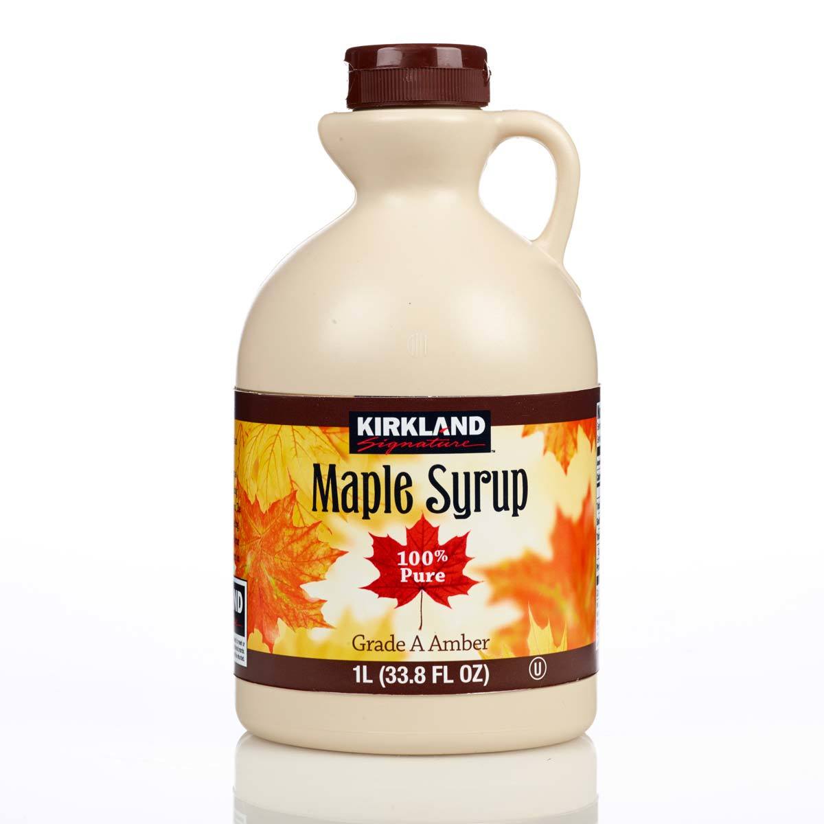 Kirkland Signature Grade A Amber maple syrup 1L, UK version