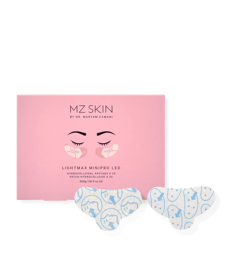 MZ Skin LightMAX Hydracolloid eye patches, imported from the UK