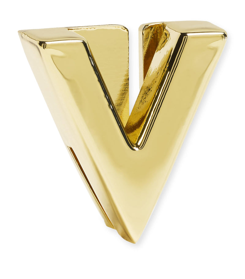 Moleskine Gold-Plated V notebook charm, imported from the UK