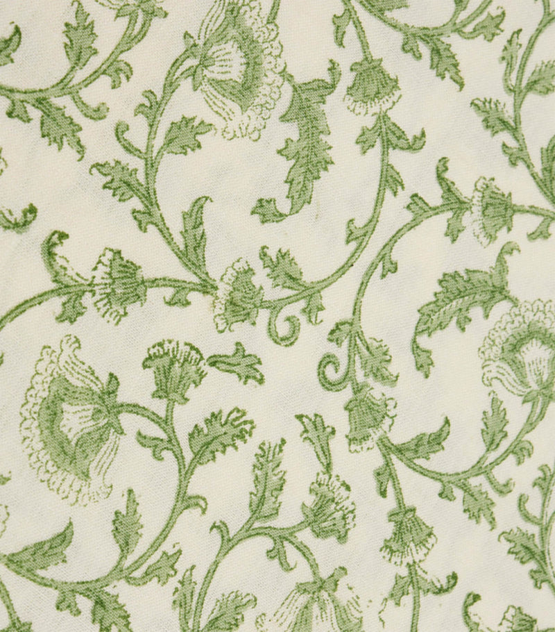 Maison Margaux Green Vine tablecloth 150cm x 300cm, imported from the UK