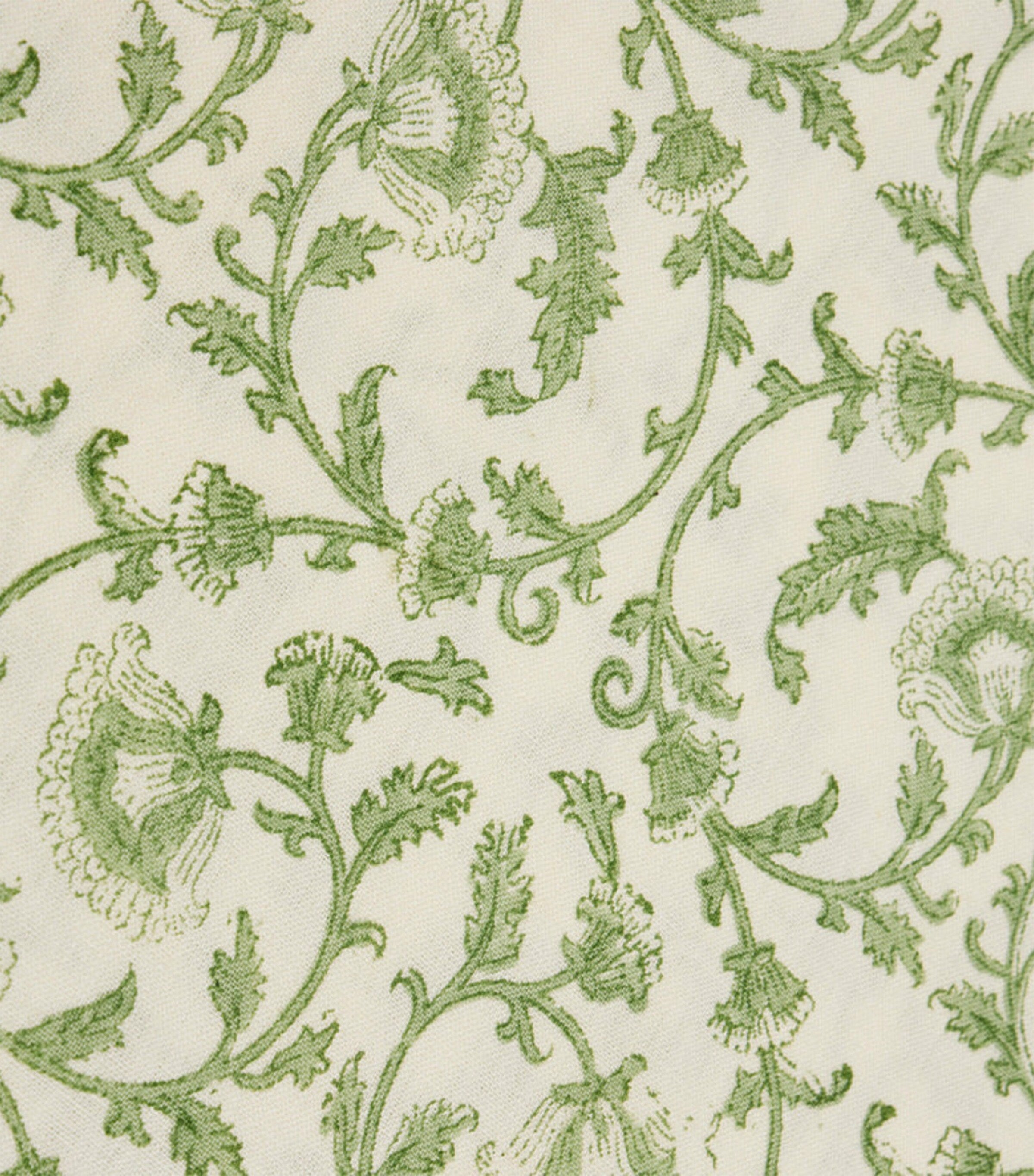 Maison Margaux Green Vine tablecloth 150cm x 300cm, imported from the UK