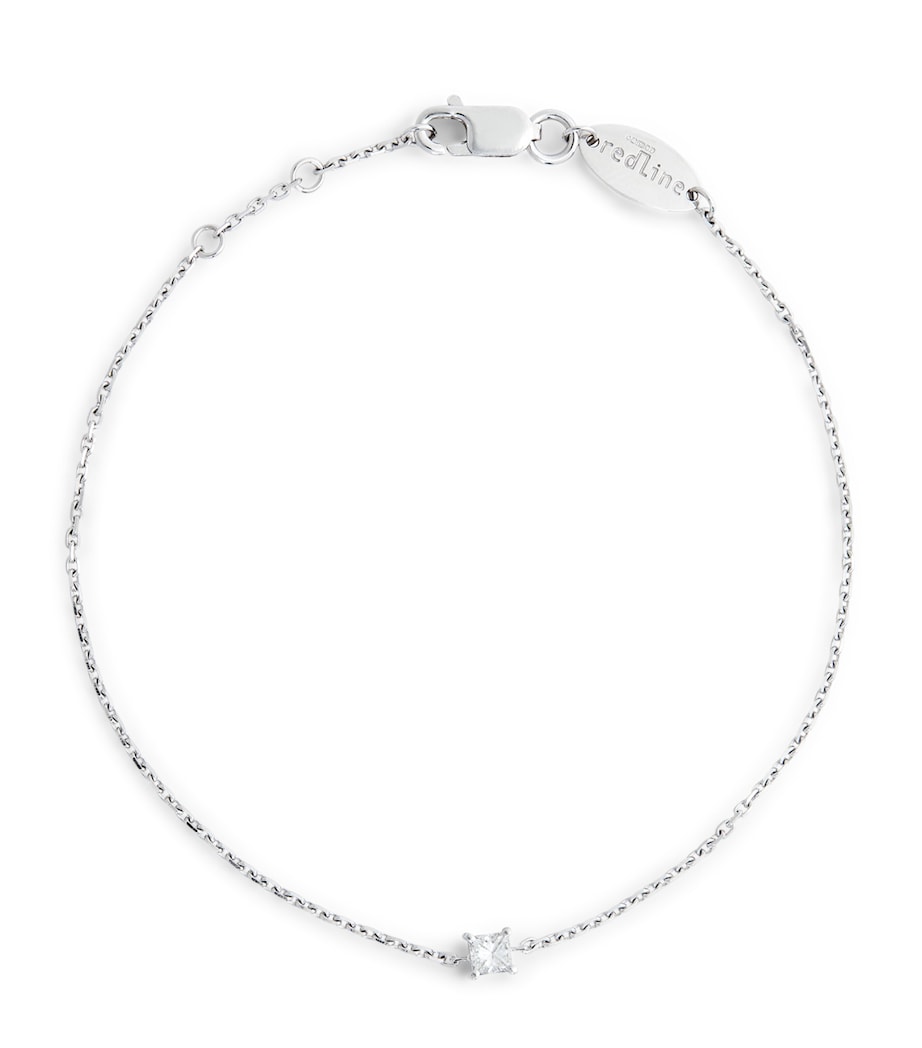 Redline white gold diamond Princesse bracelet, imported from the UK