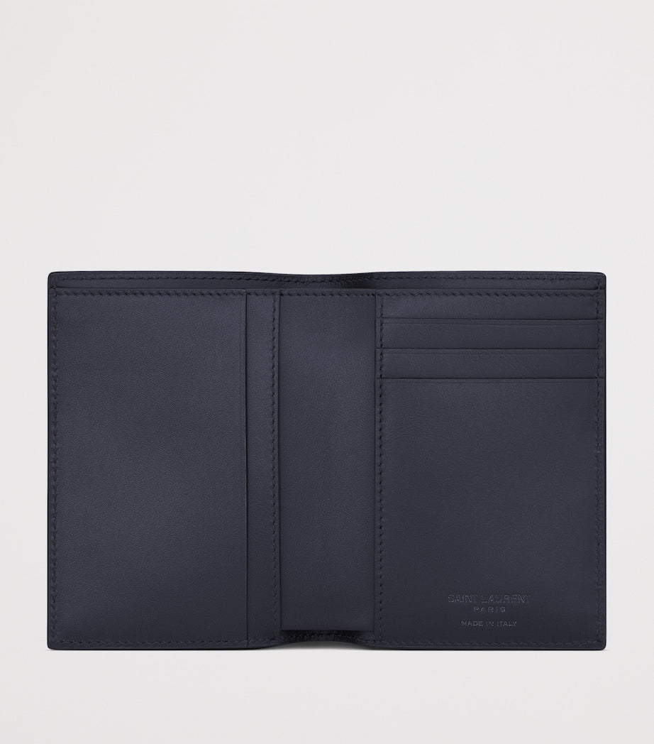 Saint Laurent calfskin logo bifold wallet - British product