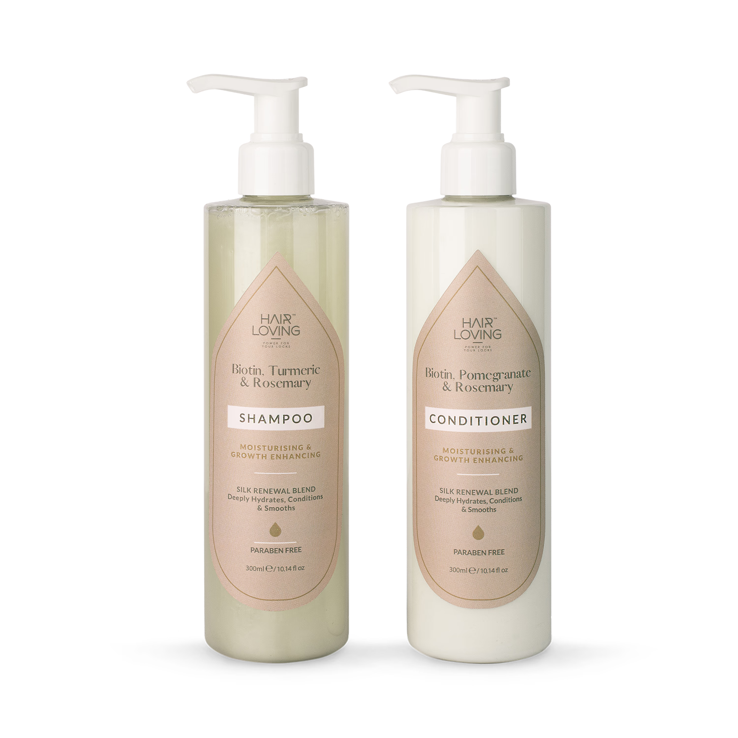 Hair Loving Silk Renewal shampoo and conditioner set (British brand)
