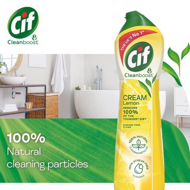 Cif Lemon Cream Cleaner   500ml GOODS M&S   