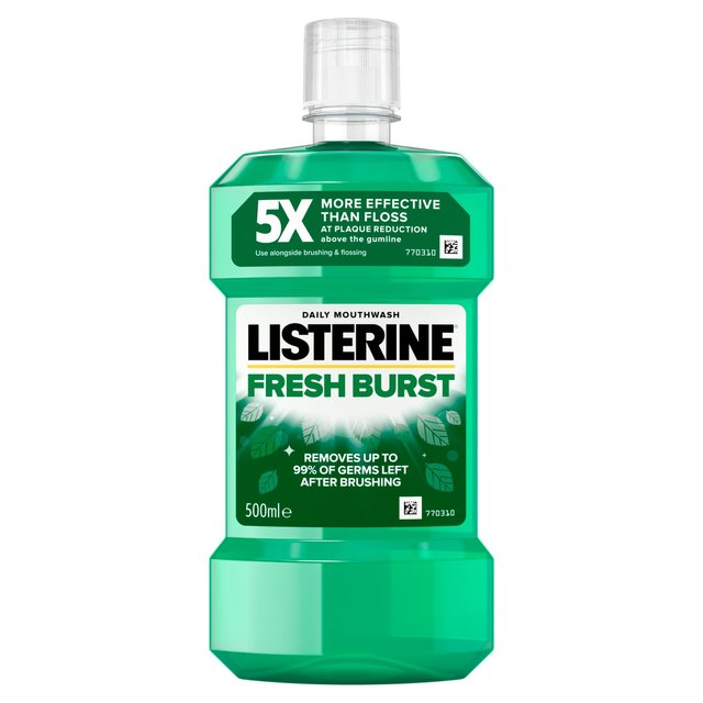 Listerine Antiseptic Fresh Burst Mouthwash   500ml