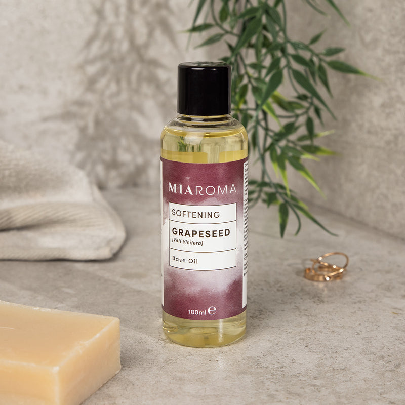 Miaroma Grapeseed Base Oil Pure Grape Seed 100ml, imported from the UK
