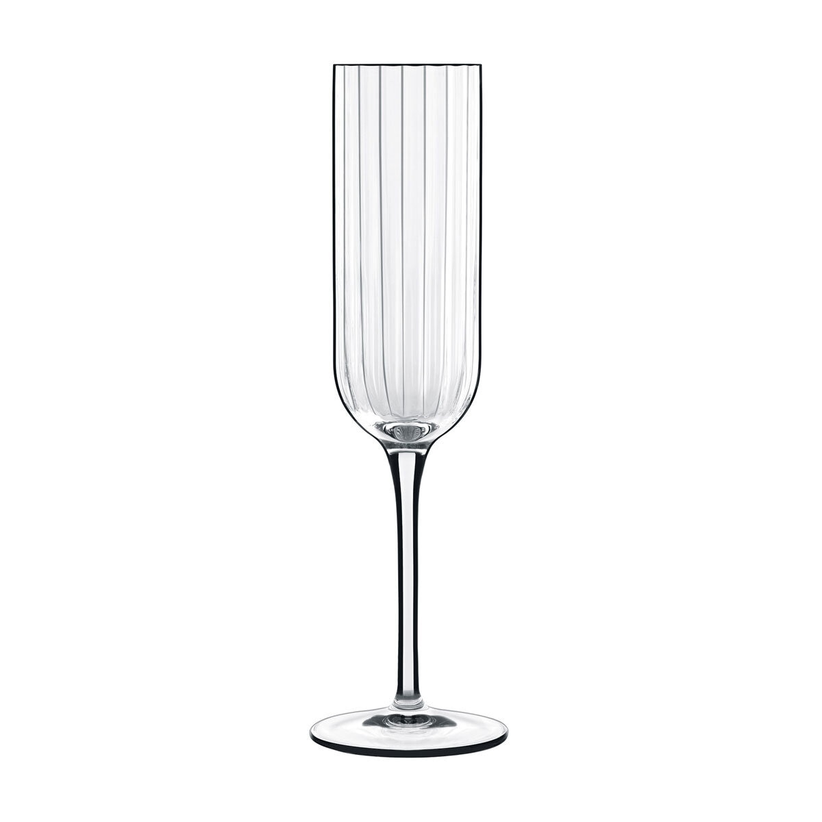 Luigi Bormioli Bach flute glasses 210ml 8 pack (British brand)