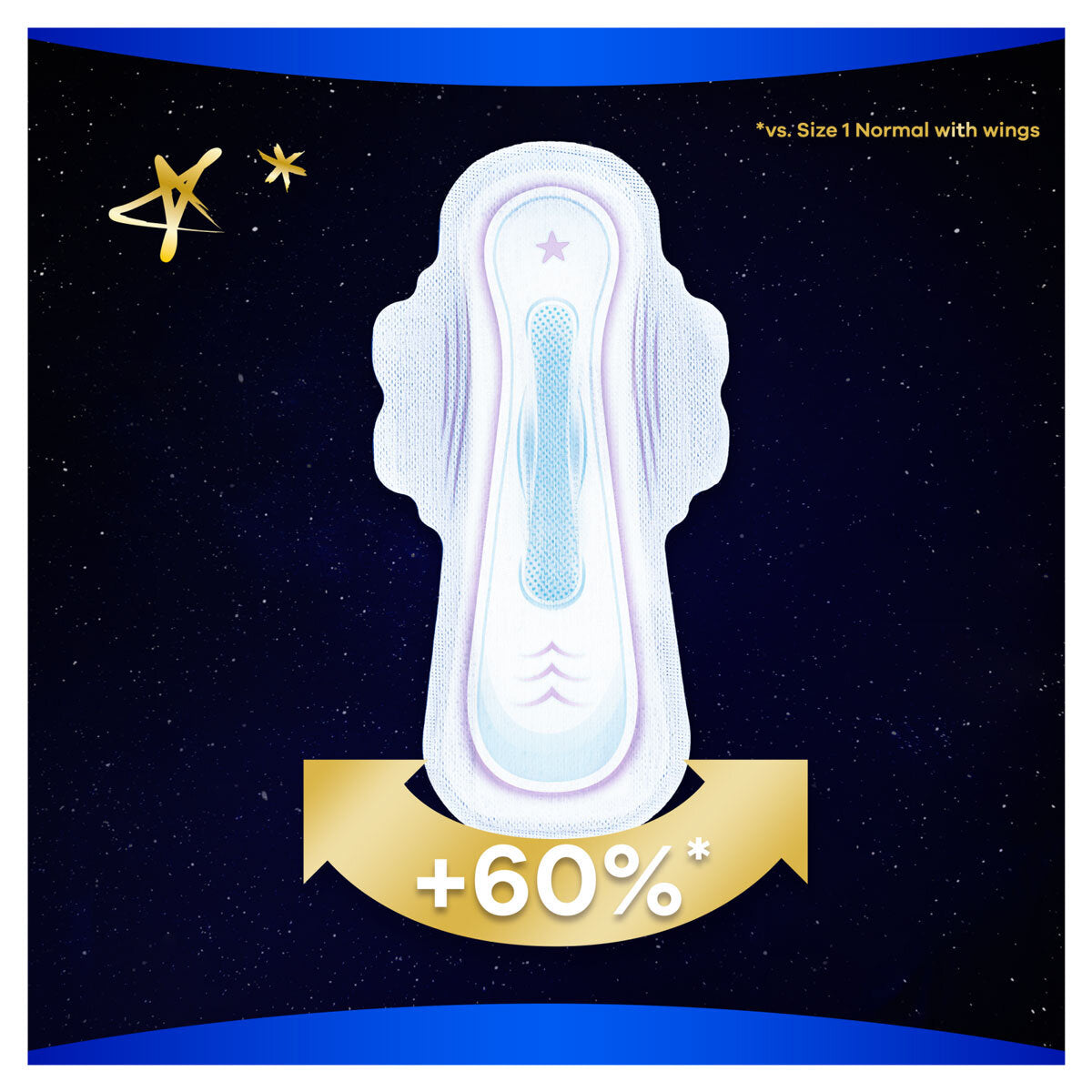 Always Ultra Night sanitary towels with wings, size 4, 36 pack - British product