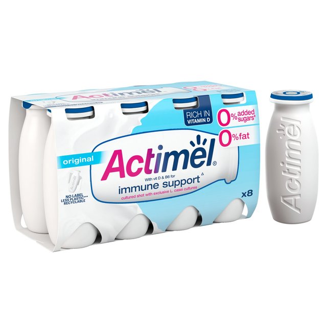 Actimel Original 0% Added Sugar Fat Free Yoghurt Drink   8 x 100g GOODS M&S   