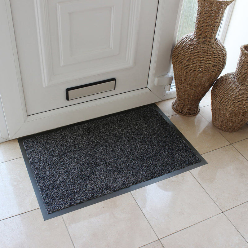 JVL Admiral Microfibre Door Mat 2 Pack 50x80cm
