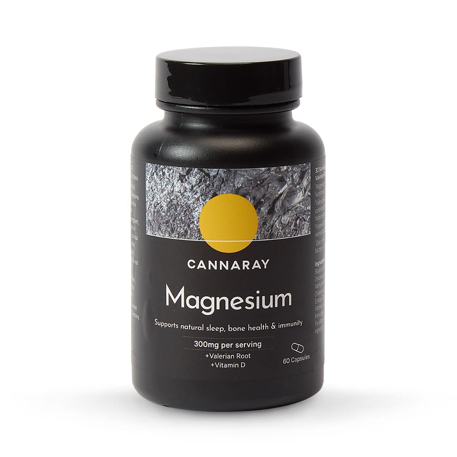 Cannaray magnesium capsules 300mg 60 count - British product