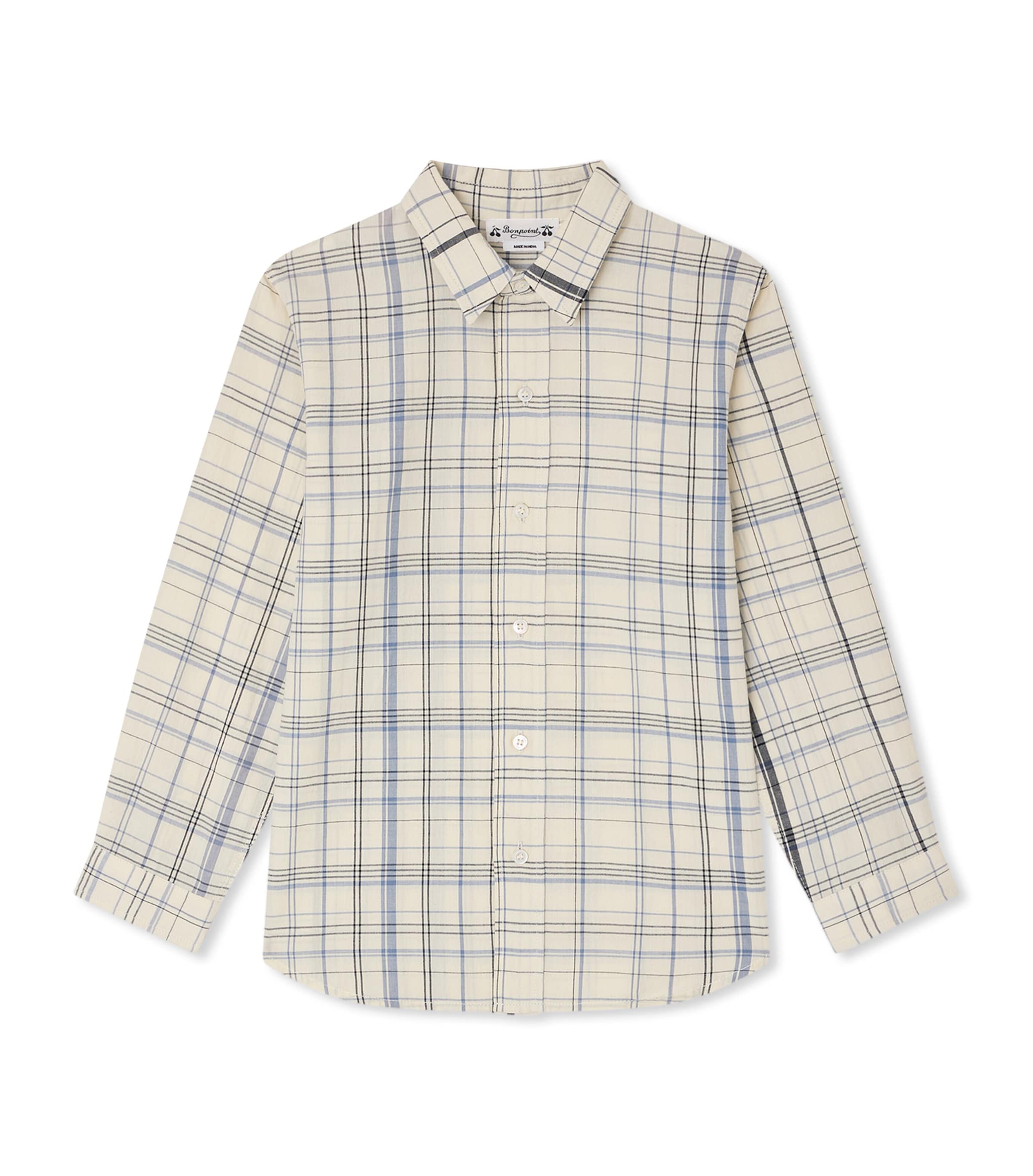 Bonpoint cotton check shirt 10-14 years - British product
