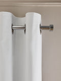 White Blackout/Thermal Cotton Eyelet Curtains