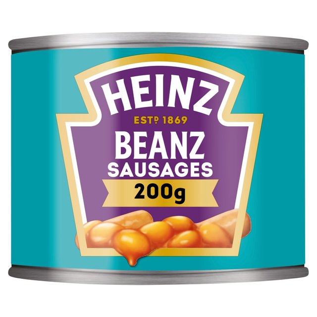 Heinz Beanz with Pork Sausages   200g GOODS M&S   