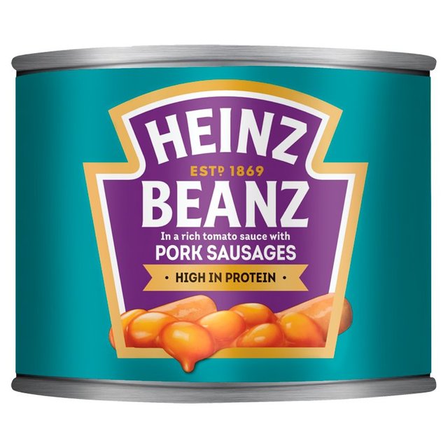 Heinz Beanz with Pork Sausages   200g GOODS M&S   