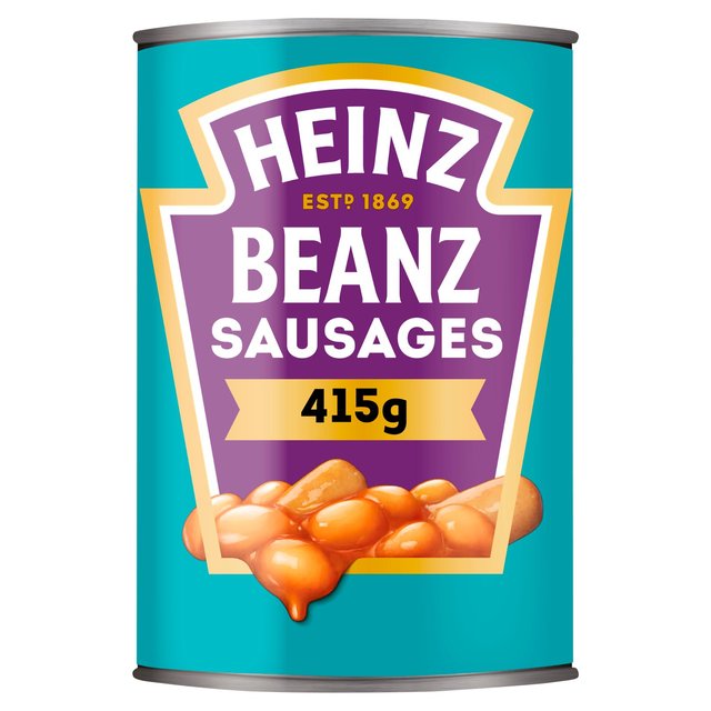 Heinz Baked Beans & Pork Sausages   415g