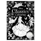 Disney colouring book with assorted themes, paperback - British product