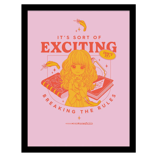 Harry Potter print Witty Witchcraft design, UK version