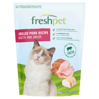 Freshpet cat food Grilled Pork Recipe 400g (British brand)