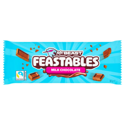 Feastables milk chocolate bar 60g - British product