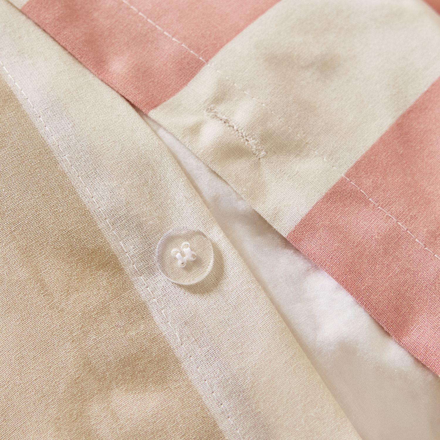 Habitat Summer Haze Stripe Pink duvet cover set double, UK version