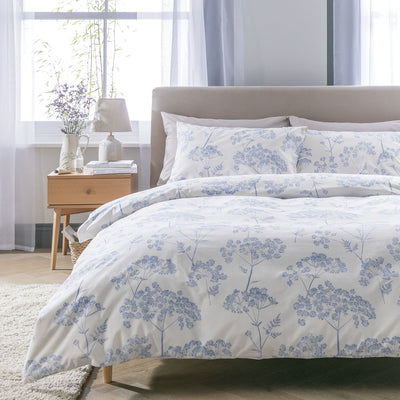 Argos Argos Home Cow Parsley Blue and White Duvet Set Single- Buy online at McGrocer