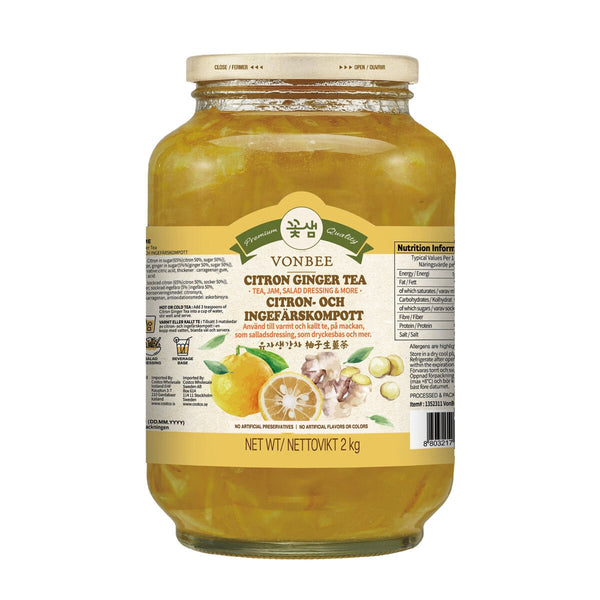 Citron and Ginger Honey Tea Base 2kg