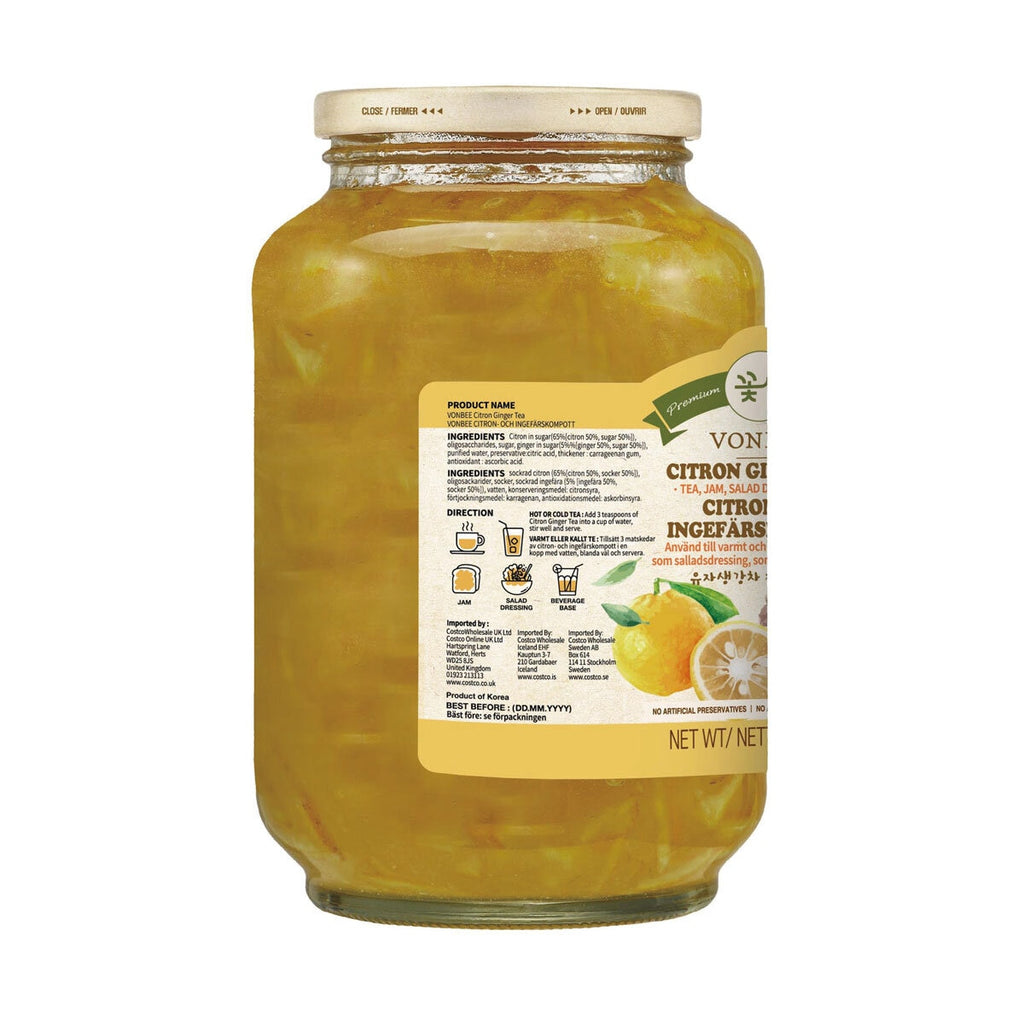 Vonbee Citron & Ginger Tea, 2kg