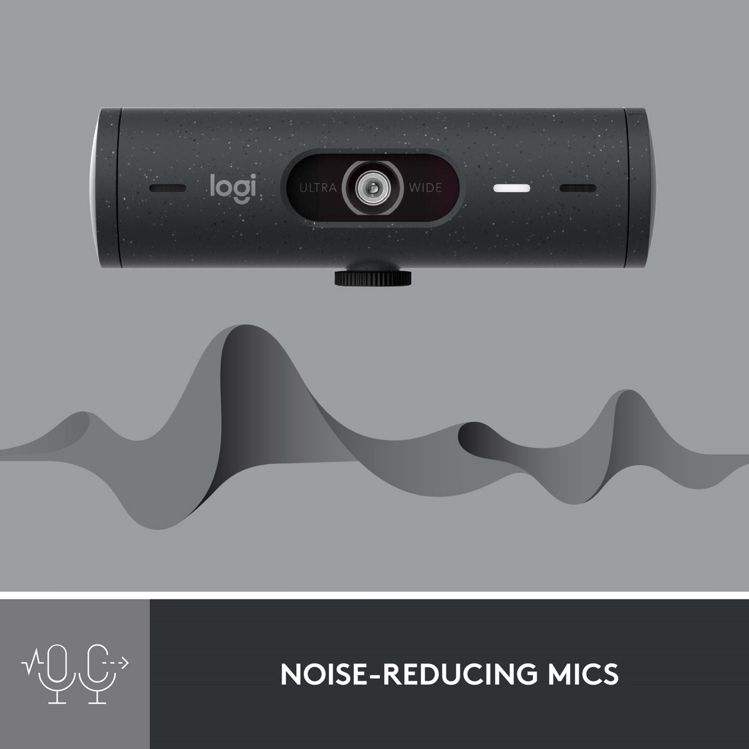 Logitech Brio 500 HD 1080p webcam graphite, imported from the UK