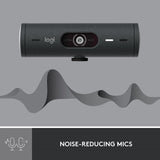 Logitech Brio 500 HD 1080p webcam graphite, imported from the UK