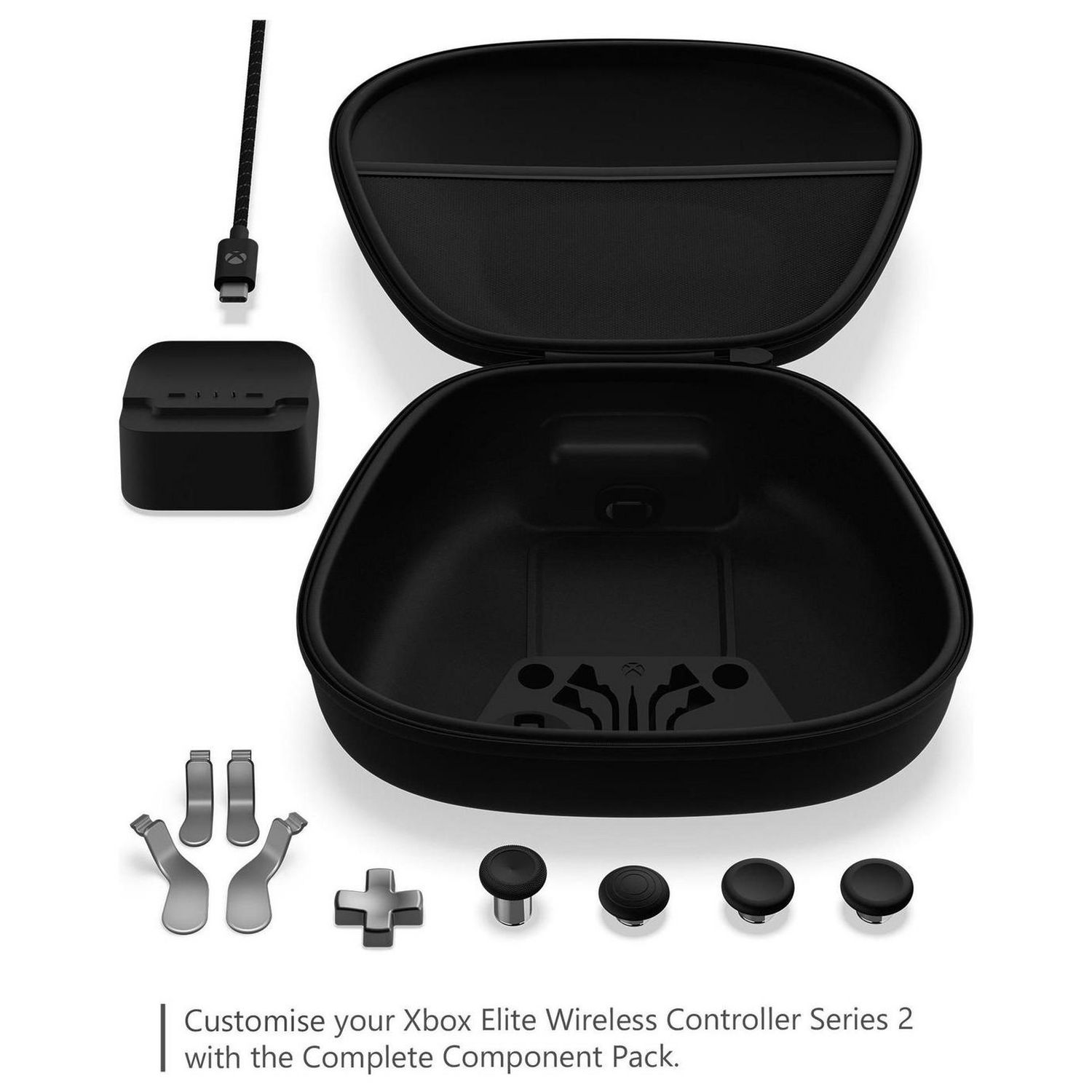 Xbox Elite Series 2 component pack with thumbsticks and paddles, UK version