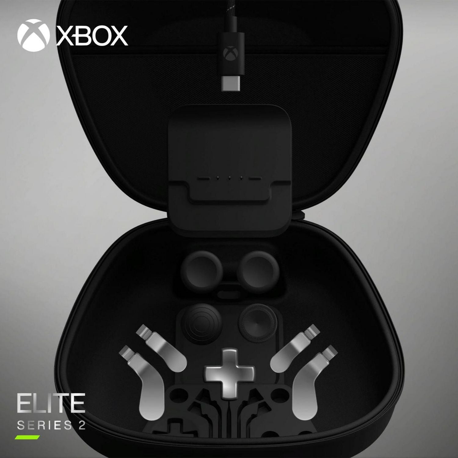 Xbox Elite Series 2 component pack with thumbsticks and paddles, UK version