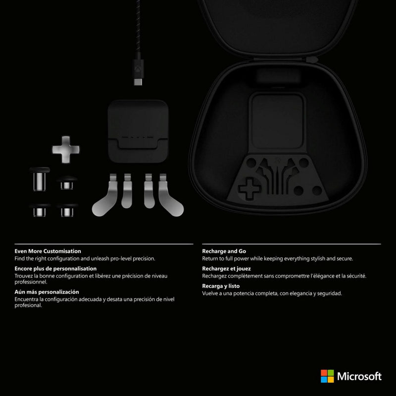 Xbox Elite Series 2 component pack with thumbsticks and paddles, UK version