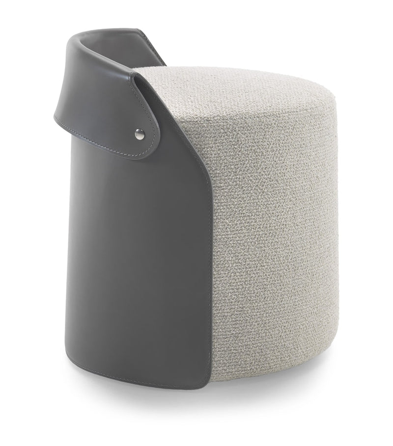 Flexform Ozzy Ottoman H47cm x W44cm, imported from the UK