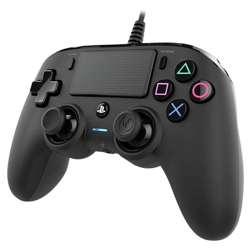 Nacon PS4 wired compact controller black (British brand)