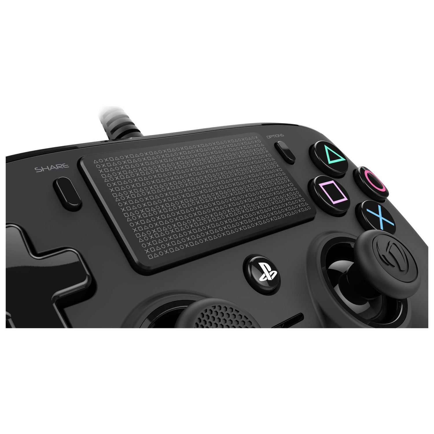 Nacon PS4 wired compact controller black (British brand)