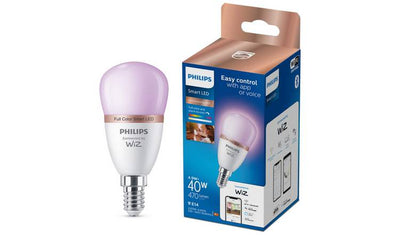 Philips Wiz E14 Farb-Smart-LED-WLAN-Mini-Globus-Glühbirne