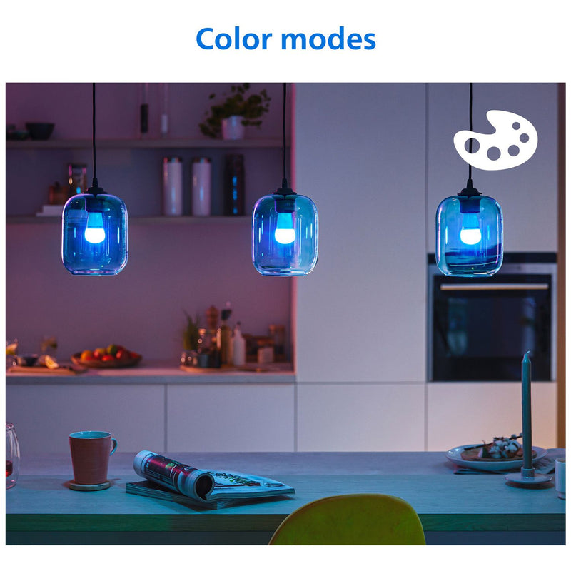 Philips Wiz E14 Colour Smart LED Wi-Fi Mini Globe light bulb, imported from the UK