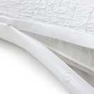 Argos Home Crinkle White Bedding Set - Single